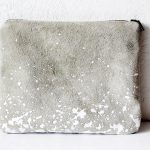 SPLATTER LEATHER POUCH